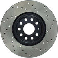 Load image into Gallery viewer, StopTech Drilled Sport Brake Rotor - Side View