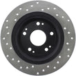 Load image into Gallery viewer, StopTech Drilled Sport Brake Rotor - Side View