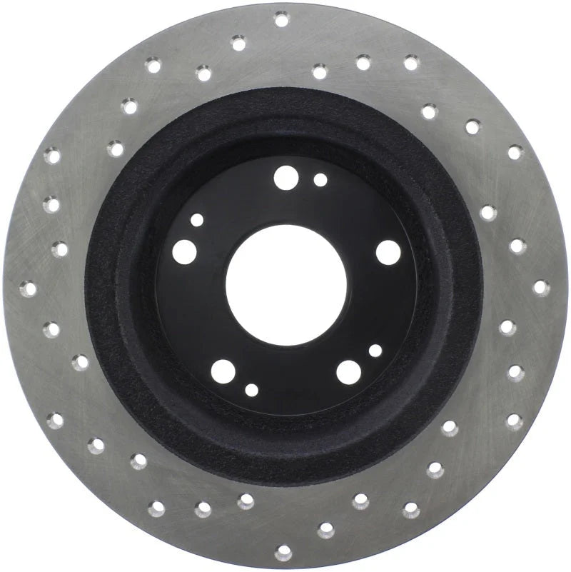 StopTech Drilled Sport Brake Rotor - Side View