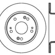 Load image into Gallery viewer, StopTech Drilled Sport Brake Rotor - Back View