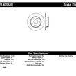 Load image into Gallery viewer, StopTech Drilled Sport Brake Rotor - Side View