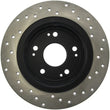 Load image into Gallery viewer, StopTech Drilled Sport Brake Rotor - Back View
