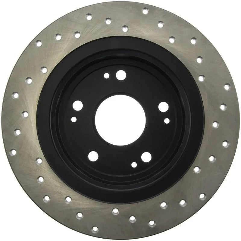 StopTech Drilled Sport Brake Rotor - Back View