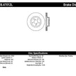 Load image into Gallery viewer, StopTech Drilled Sport Brake Rotor - Back View