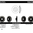 Load image into Gallery viewer, StopTech Drilled Sport Brake Rotor - Back View