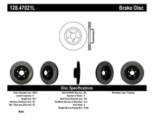 Load image into Gallery viewer, StopTech Drilled Sport Brake Rotor - Back View