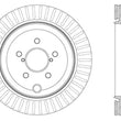 Load image into Gallery viewer, StopTech Drilled Sport Brake Rotor - Main Product View