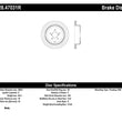Load image into Gallery viewer, StopTech Drilled Sport Brake Rotor - Back View