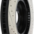 Load image into Gallery viewer, StopTech Infiniti G37 / Nissan 370Z SportStop Slotted &amp; Drilled Front Left Rotor - Side View