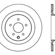 Load image into Gallery viewer, StopTech Infiniti G37 / Nissan 370Z SportStop Slotted &amp; Drilled Rear Left Rotor - Back View
