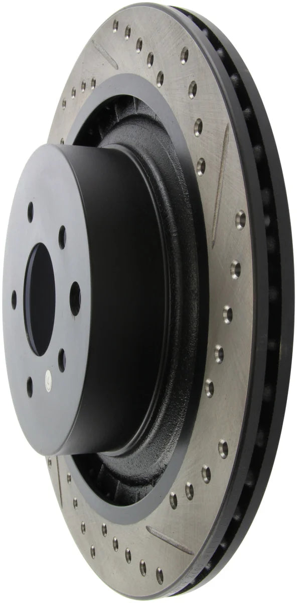 StopTech Infiniti G37 / Nissan 370Z SportStop Slotted & Drilled Rear Left Rotor - Additional View 6