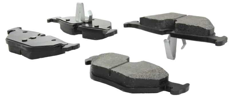 StopTech Performance 01-02 BMW Z3 / 03-09 Z4 / 10/90-07 3 Series / 99-09 Saab 9-5 Rear Brake Pads - Back View