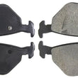 Load image into Gallery viewer, StopTech Performance 01-02 BMW Z3 / 03-09 Z4 / 10/90-07 3 Series / 99-09 Saab 9-5 Rear Brake Pads - Installation View