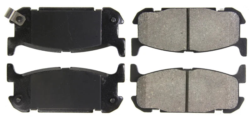 StopTech Performance 01-05 Miata w/ Sport Suspension Rear Brake Pads D891 - Installation View