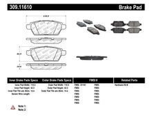 Load image into Gallery viewer, StopTech Performance 06-07 Mazdaspeed 6 Rear Brake Pads - Main Product View