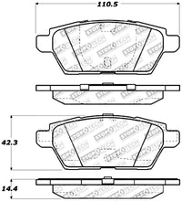 Load image into Gallery viewer, StopTech Performance 06-07 Mazdaspeed 6 Rear Brake Pads - Installation View