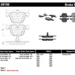 Load image into Gallery viewer, StopTech Performance 06-09 BMW M5 E60 / 07-09 M6 E63/E63 Rear Brake Pads - Installation View
