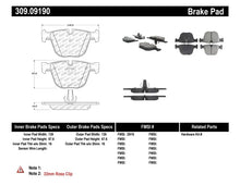 Load image into Gallery viewer, StopTech Performance 06-09 BMW M5 E60 / 07-09 M6 E63/E63 Rear Brake Pads - Installation View