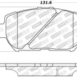 Load image into Gallery viewer, StopTech Performance 06 Lexus GS / 09-10 IS Front Brake Pads - Side View