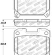 Load image into Gallery viewer, StopTech Performance 5/93-98 Toyota Supra Turbo Rear Brake Pads - Main Product View