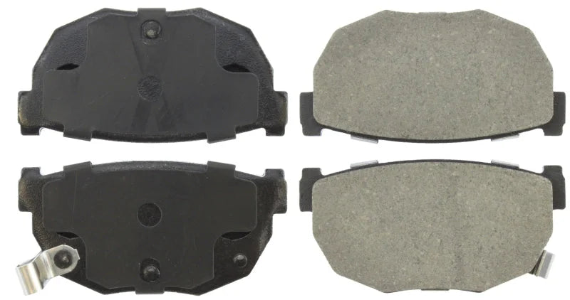 StopTech Performance 89-98 240SX Rear Brake Pads - Installation View