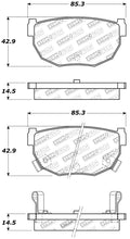 Load image into Gallery viewer, StopTech Performance 89-98 240SX Rear Brake Pads - Additional View 5