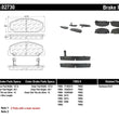 Load image into Gallery viewer, StopTech Performance 93-00 Honda Civic DX w/ Rr Drum Brakes Front Brake Pads - Installation View