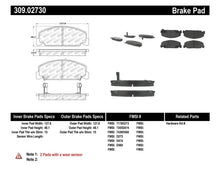 Load image into Gallery viewer, StopTech Performance 93-00 Honda Civic DX w/ Rr Drum Brakes Front Brake Pads - Installation View