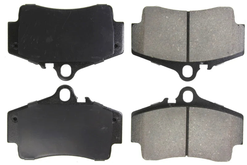 StopTech Performance 97-04 Porsche Boxster / 00-08 Boxster S / 98-08 911 Rear Brake Pads - Installation View