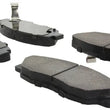 Load image into Gallery viewer, StopTech Performance 98-02 Honda Accord Coupe/Sedan 4cyl Rear Drum/Disc Front Brake Pads - Side View