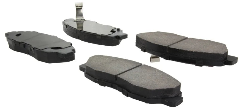 StopTech Performance 98-02 Honda Accord Coupe/Sedan 4cyl Rear Drum/Disc Front Brake Pads - Side View