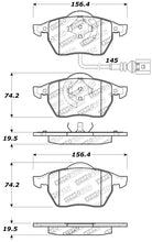 Load image into Gallery viewer, StopTech Performance 99-08 VW Jetta / 5/99-05 Golf GTi/GLS Turbo Front Brake Pads - Additional View 5