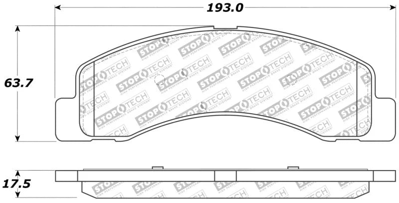 StopTech Performance Brake Pads - Main Product View