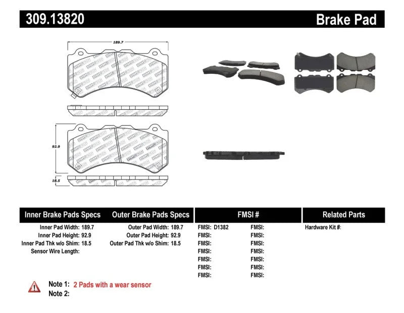 StopTech Performance Brake Pads - Additional View 5