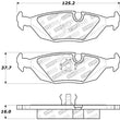 Load image into Gallery viewer, StopTech Performance Rear Brake Pads - Main Product View