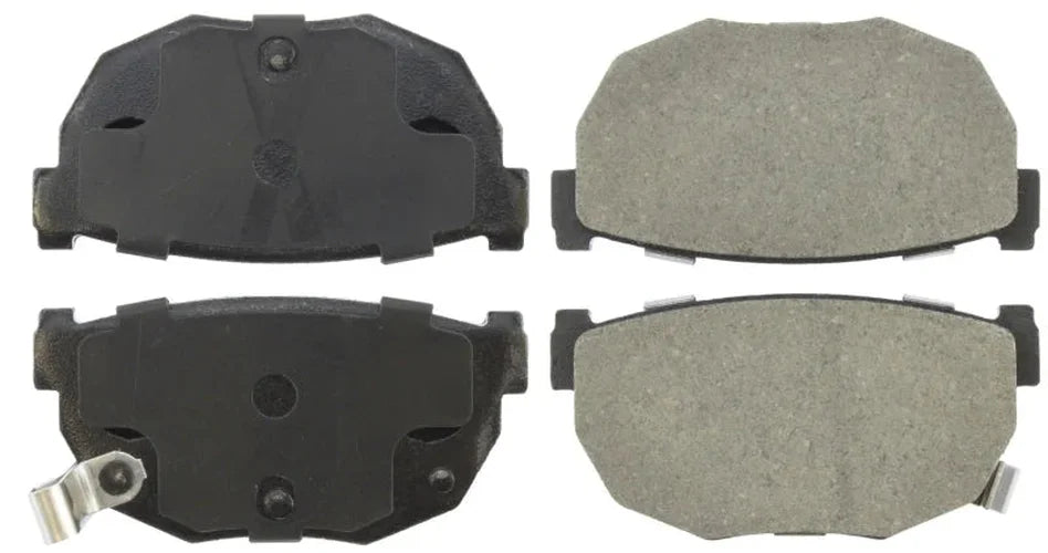 StopTech Performance 89-98 240SX Rear Brake Pads - Installation View