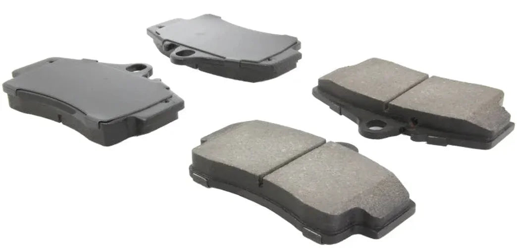 StopTech Performance 97-04 Porsche Boxster / 00-08 Boxster S / 98-08 911 Rear Brake Pads - Side View