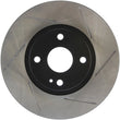 Load image into Gallery viewer, StopTech Power Slot 01-05 Mazda Miata Sport Suspension/Turbo SportStop Slotted Front Left Rotor - Main Product View