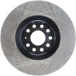 Load image into Gallery viewer, StopTech Power Slot 01-06 Audi Allroad / 05-09 A4 / 6/99-04 A6 / 99-02 S4 Left Front Slotted Rotor - Additional View 5