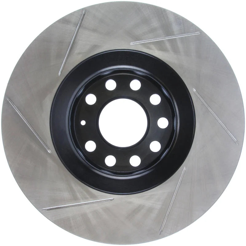 StopTech Power Slot 01-06 Audi Allroad / 05-09 A4 / 6/99-04 A6 / 99-02 S4 Left Front Slotted Rotor - Additional View 5