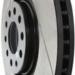 Load image into Gallery viewer, StopTech Power Slot 01-06 Audi Allroad / 05-09 A4 / 6/99-04 A6 / 99-02 S4 Right Front Slotted Rotor - Back View