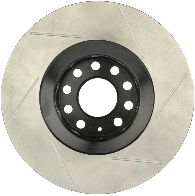 StopTech Power Slot 01-06 Audi Allroad / 05-09 A4 / 6/99-04 A6 / 99-02 S4 Right Front Slotted Rotor - Additional View 5