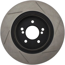 Load image into Gallery viewer, StopTech Power Slot 01-07 BMW M3 (E46) / 00-04 BMW M5 (E39) Rear Right Slotted Rotor - Side View