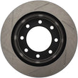 Load image into Gallery viewer, StopTech Power Slot 03-06/08-09 Chevy Avalanche 2500 / 04-09 Silverado 3500 4WD/06-09 2WD (Single R - Back View