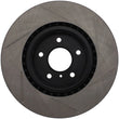 Load image into Gallery viewer, StopTech Power Slot 03-07 350z/ 03-04 G35 w/ Brembo SportStop Slotted Front Right Rotor - Side View