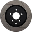 Load image into Gallery viewer, StopTech Power Slot 03-07 350z/ 03-04 G35 w/ Brembo SportStop Slotted Rear Left Rotor - Main Product View