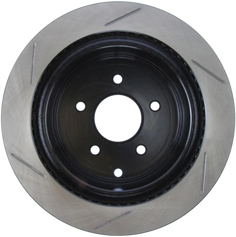StopTech Power Slot 03-09 Infiniti FX35/FX45/Nissan Murano SportStop Slotted Left Right Rotor - Back View