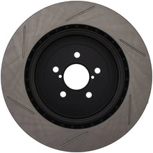 Load image into Gallery viewer, StopTech Power Slot 04 STi Rear Right Slotted Rotor - Side View