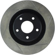 Load image into Gallery viewer, StopTech Power Slot 05-07 Cadillac XLR / 06-09 Chevy Corvette Front Left Slotted Rotors - Main Product View
