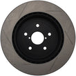 Load image into Gallery viewer, StopTech Power Slot 05-07 STi Rear Left Slotted Rotor - Side View